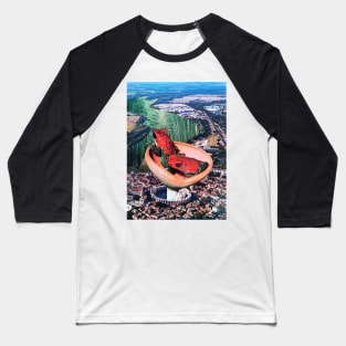 Frog Bowl Italy Collage Baseball T-Shirt